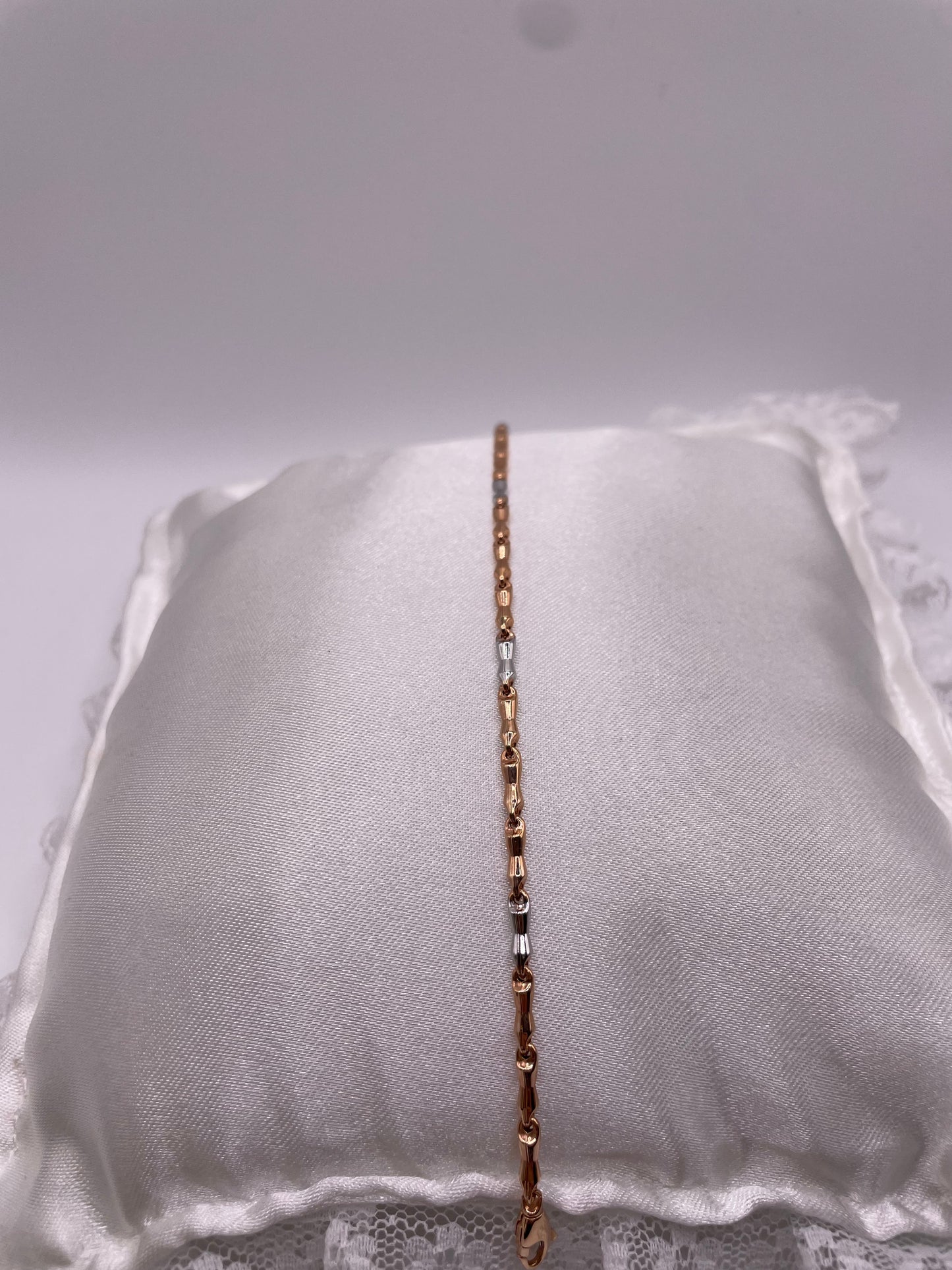 Rose-Weiß-Gold Armband