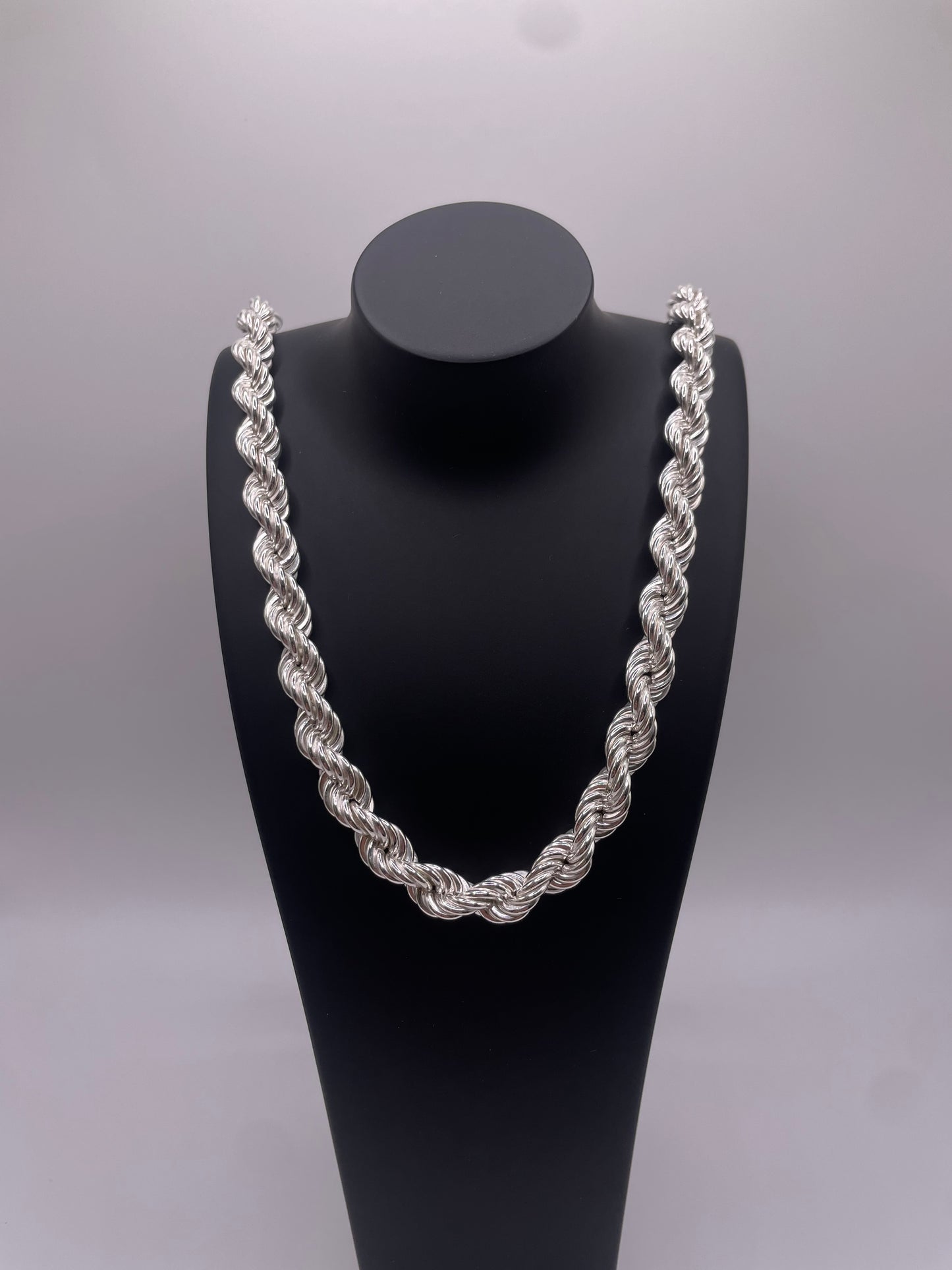 Silber Kordelkette ≈7mm