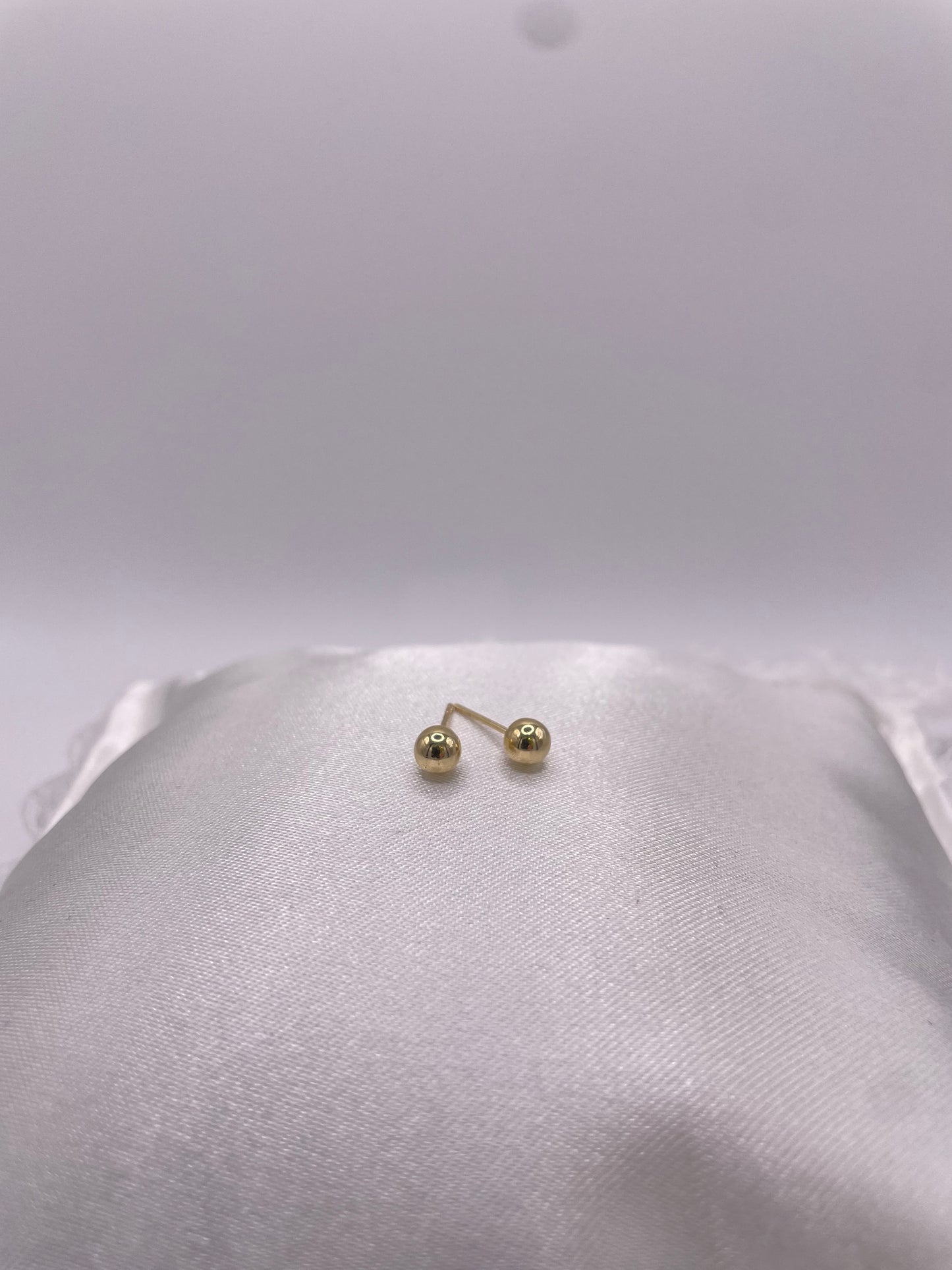 Gold-Stecker runde Kugel