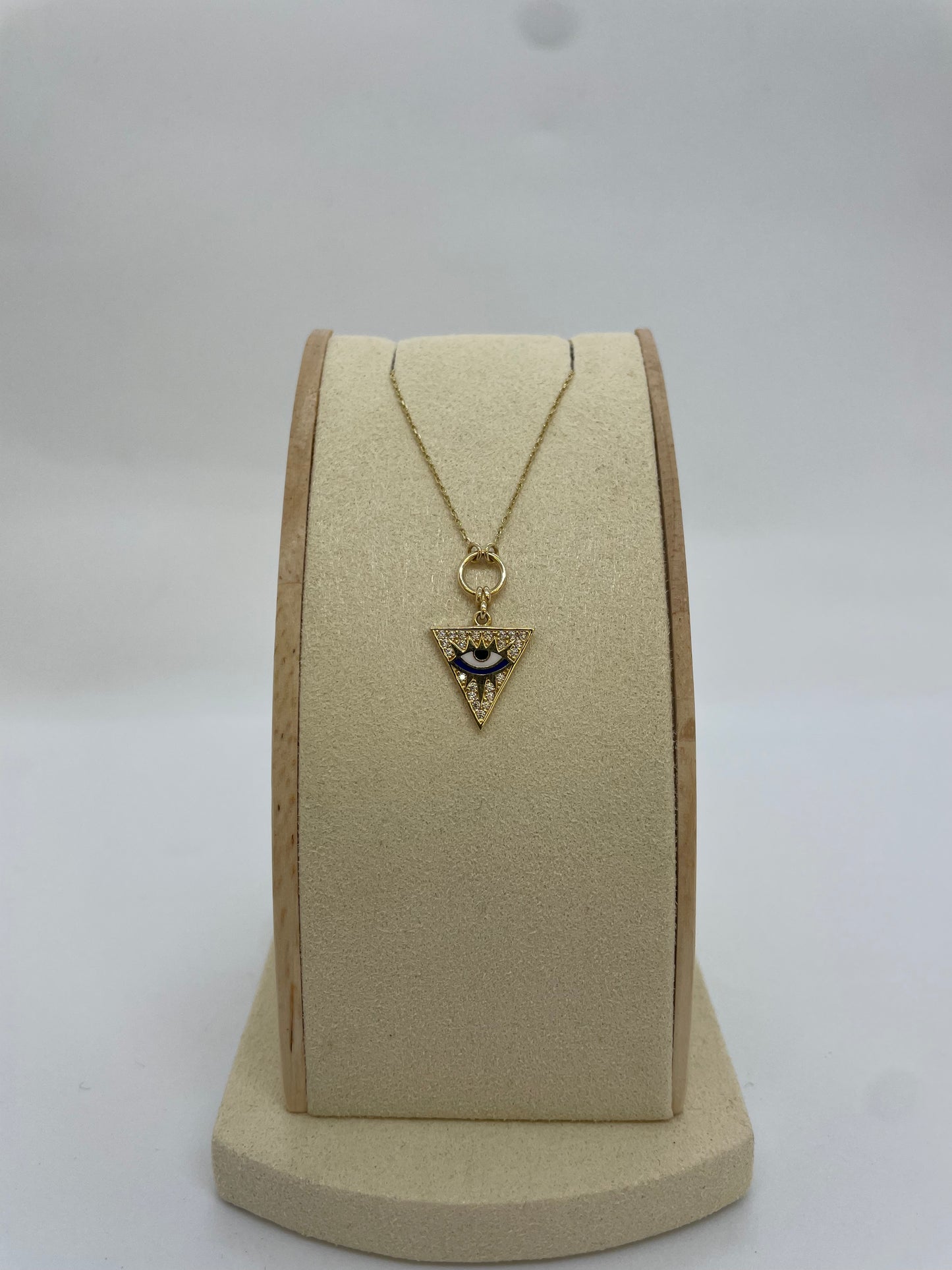 Goldkette mit Evil-Eye, Nazar Auge